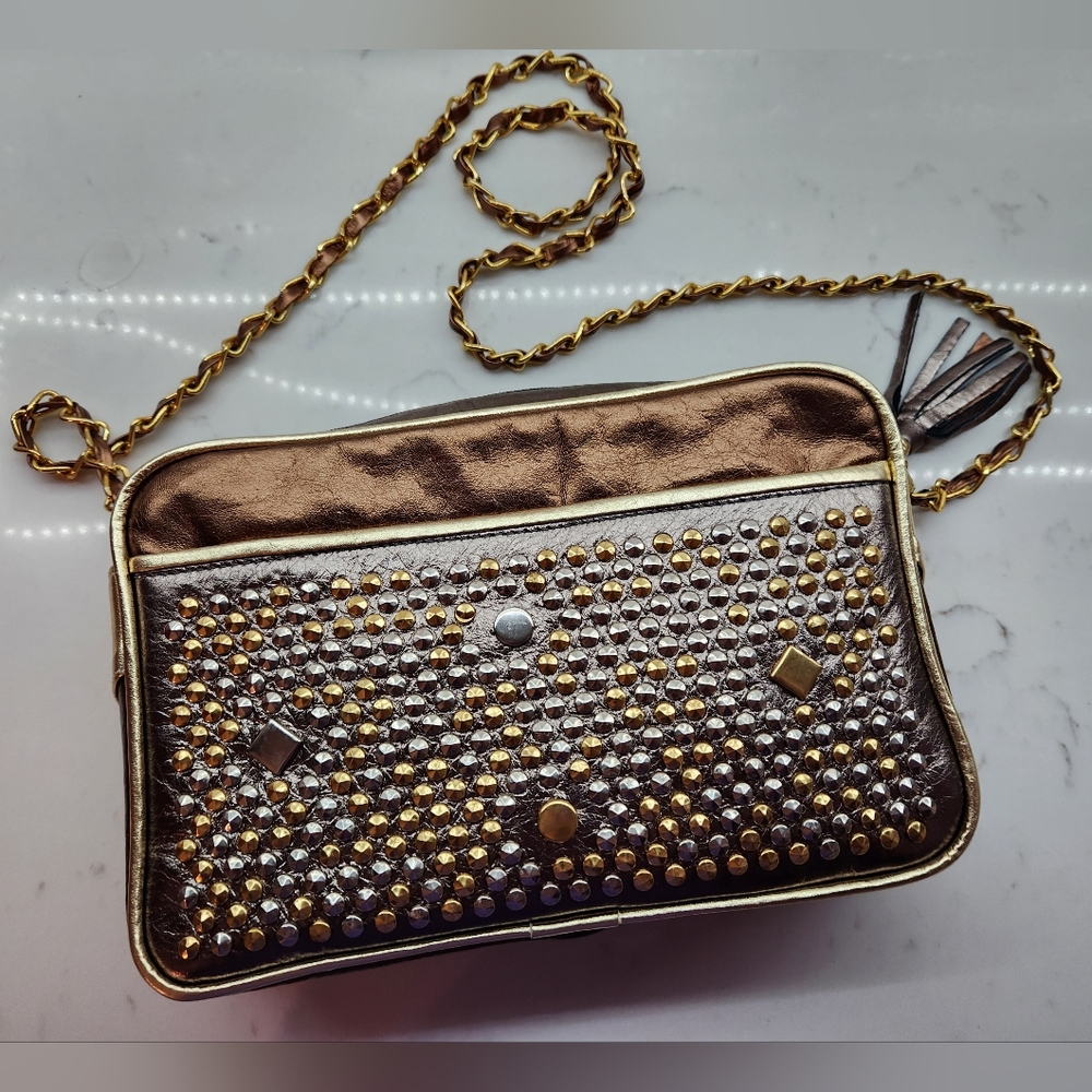 Paul Joseph Bronze Leather Bag